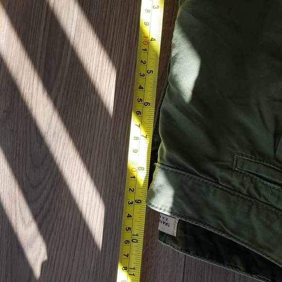 2/$25 Zara Trafaluc army green shorts size 4 - Picture 15 of 16